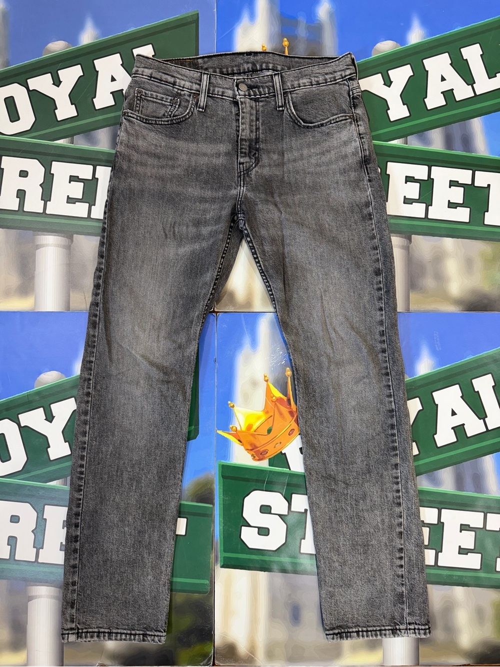 Levi’s 502 Slim Straight Gray Jeans